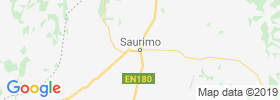 Saurimo map